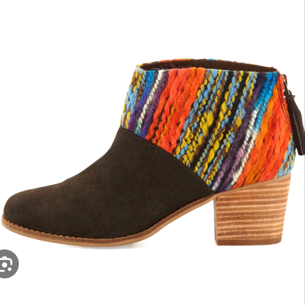 TOMS Leila Suede & Wool Bootie [9]